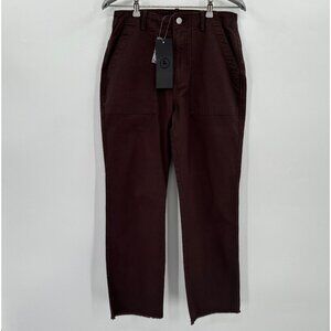 Backcountry Ripstop Ranger Pants in Cold Brew sz 10 Women's Fray Ankle Straight